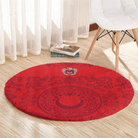 World Football 2026 Turkey Round Carpet Crescent Stars Ottoman Baroque Pride