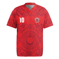 Custom World Football 2026 Turkey Rugby Jersey Crescent Stars Ottoman Baroque Pride