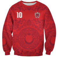 Custom World Football 2026 Turkey Sweatshirt Crescent Stars Ottoman Baroque Pride
