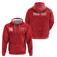 Custom World Football 2026 Turkey Zip Hoodie Crescent Stars Ottoman Baroque Pride