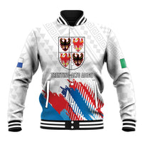 Personalized Italy Trentino-Alto Adige Baseball Jacket Flag Style - Wonder Print Shop