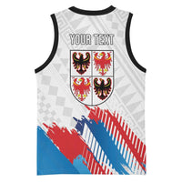 Personalized Italy Trentino-Alto Adige Basketball Jersey Flag Style - Wonder Print Shop