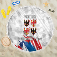 Personalized Italy Trentino-Alto Adige Beach Blanket Flag Style - Wonder Print Shop