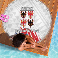 Personalized Italy Trentino-Alto Adige Beach Blanket Flag Style - Wonder Print Shop