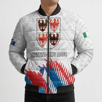 Personalized Italy Trentino-Alto Adige Bomber Puffer Jacket Flag Style - Wonder Print Shop