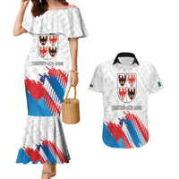 Personalized Italy Trentino-Alto Adige Couples Matching Mermaid Dress and Hawaiian Shirt Flag Style - Wonder Print Shop