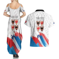 Personalized Italy Trentino-Alto Adige Couples Matching Summer Maxi Dress and Hawaiian Shirt Flag Style - Wonder Print Shop