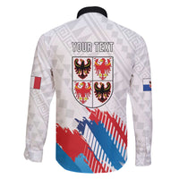 Personalized Italy Trentino-Alto Adige Family Matching Off The Shoulder Long Sleeve Dress and Hawaiian Shirt Flag Style - Wonder Print Shop