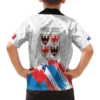 Personalized Italy Trentino-Alto Adige Family Matching Off Shoulder Short Dress and Hawaiian Shirt Flag Style - Wonder Print Shop