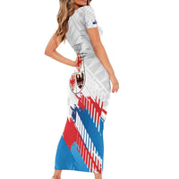Personalized Italy Trentino-Alto Adige Family Matching Short Sleeve Bodycon Dress and Hawaiian Shirt Flag Style - Wonder Print Shop