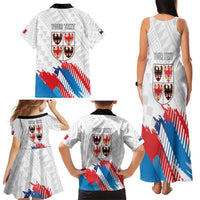 Personalized Italy Trentino-Alto Adige Family Matching Tank Maxi Dress and Hawaiian Shirt Flag Style - Wonder Print Shop