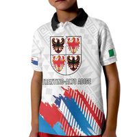 Personalized Italy Trentino-Alto Adige Kid Polo Shirt Flag Style - Wonder Print Shop
