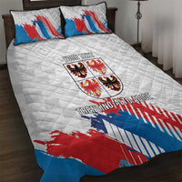 Personalized Italy Trentino-Alto Adige Quilt Bed Set Flag Style - Wonder Print Shop