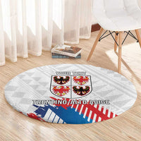 Personalized Italy Trentino-Alto Adige Round Carpet Flag Style - Wonder Print Shop