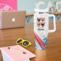 Personalized Italy Trentino-Alto Adige Tumbler With Handle Flag Style - Wonder Print Shop