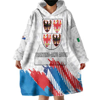 Personalized Italy Trentino-Alto Adige Wearable Blanket Hoodie Flag Style - Wonder Print Shop