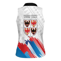Personalized Italy Trentino-Alto Adige Women Sleeveless Polo Shirt Flag Style - Wonder Print Shop