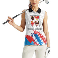 Personalized Italy Trentino-Alto Adige Women Sleeveless Polo Shirt Flag Style - Wonder Print Shop