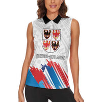 Personalized Italy Trentino-Alto Adige Women Sleeveless Polo Shirt Flag Style - Wonder Print Shop