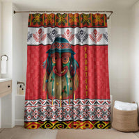Personalized Romania Christmas Bathroom Set Romanian Folk Mask - Wonder Print Shop
