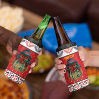 Personalized Romania Christmas 4 in 1 Can Cooler Tumbler Romanian Folk Mask - Wonder Print Shop