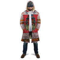 Personalized Romania Christmas Cloak Romanian Folk Mask - Wonder Print Shop