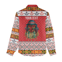Personalized Romania Christmas Women Casual Shirt Romanian Folk Mask - Wonder Print Shop
