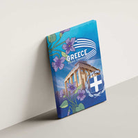 Greece Athens Canvas Wall Art Viola Odorata with Emblem Design - Wonder Print Shop