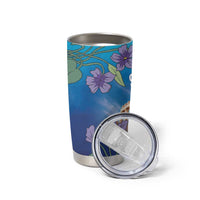 Greece Athens Tumbler Cup Viola Odorata with Emblem Design - Wonder Print Shop