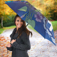 Greece Athens Umbrella Viola Odorata with Emblem Design - Wonder Print Shop