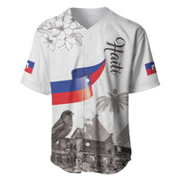 Haiti Citadelle Laferriere Baseball Jersey Hispaniolan Trogon and Plumeria - Wonder Print Shop