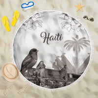 Haiti Citadelle Laferriere Beach Blanket Hispaniolan Trogon and Plumeria - Wonder Print Shop