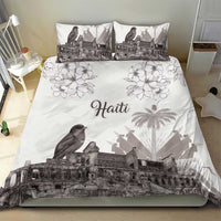 Haiti Citadelle Laferriere Bedding Set Hispaniolan Trogon and Plumeria - Wonder Print Shop