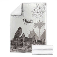 Haiti Citadelle Laferriere Blanket Hispaniolan Trogon and Plumeria - Wonder Print Shop