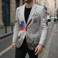 Haiti Citadelle Laferriere Blazer Hispaniolan Trogon and Plumeria - Wonder Print Shop