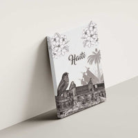 Haiti Citadelle Laferriere Canvas Wall Art Hispaniolan Trogon and Plumeria - Wonder Print Shop