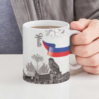Haiti Citadelle Laferriere Ceramic Mug Hispaniolan Trogon and Plumeria - Wonder Print Shop