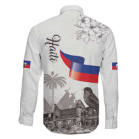 Haiti Citadelle Laferriere Family Matching Long Sleeve Bodycon Dress and Hawaiian Shirt Hispaniolan Trogon and Plumeria - Wonder Print Shop