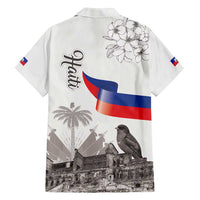Haiti Citadelle Laferriere Family Matching Off Shoulder Maxi Dress and Hawaiian Shirt Hispaniolan Trogon and Plumeria - Wonder Print Shop