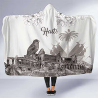 Haiti Citadelle Laferriere Hooded Blanket Hispaniolan Trogon and Plumeria - Wonder Print Shop