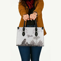Haiti Citadelle Laferriere Leather Bag Hispaniolan Trogon and Plumeria - Wonder Print Shop
