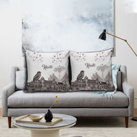 Haiti Citadelle Laferriere Pillow Cover Hispaniolan Trogon and Plumeria - Wonder Print Shop
