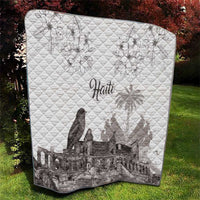 Haiti Citadelle Laferriere Quilt Hispaniolan Trogon and Plumeria - Wonder Print Shop