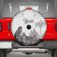 Haiti Citadelle Laferriere Spare Tire Cover Hispaniolan Trogon and Plumeria - Wonder Print Shop