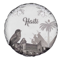 Haiti Citadelle Laferriere Spare Tire Cover Hispaniolan Trogon and Plumeria - Wonder Print Shop
