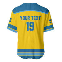 Sweden Ice Hockey Custom Baseball Jersey Swedish Coat of Arms Design