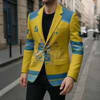 Sweden Ice Hockey Custom Blazer Swedish Coat of Arms Design