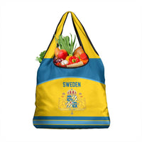 Sweden Ice Hockey Grocery Bag Swedish Coat of Arms Design