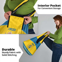 Sweden Ice Hockey Grocery Bag Swedish Coat of Arms Design