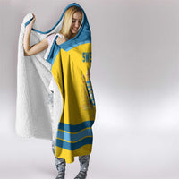 Sweden Ice Hockey Hooded Blanket Swedish Coat of Arms Design
